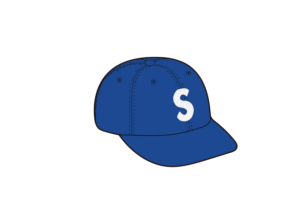 Supreme Pigment Coated S Logo 6-Panel 