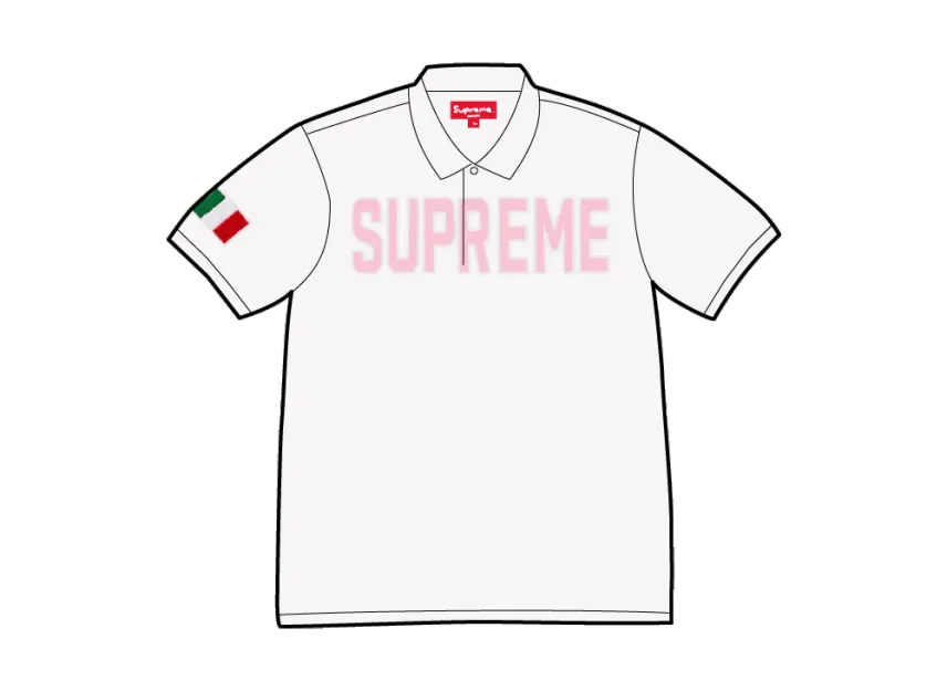 Supreme Twill Applique Polo Supreme Twill Applique Polo