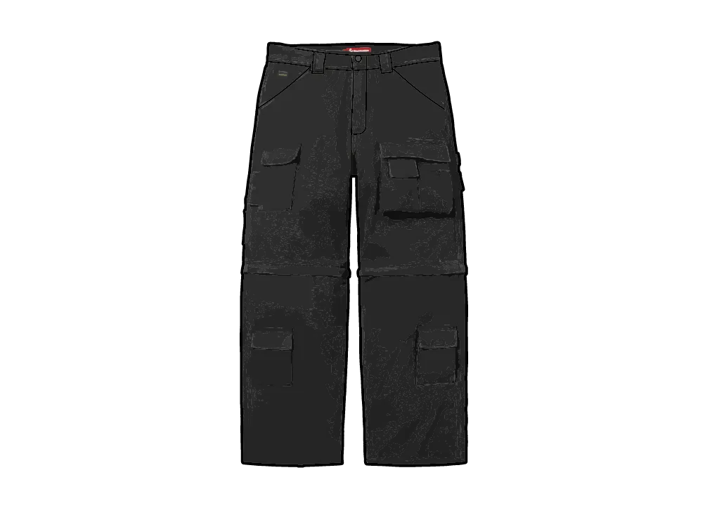 パンツ 21aw Supreme Zip-Off Utility Pant Black Buy Supreme Zip-Off Utility Pant 'Black' - FW25P70 BLACK | GOAT