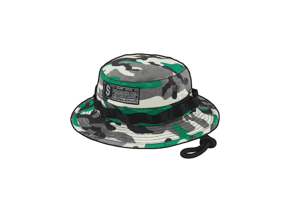 Supreme Military Boonie "Green Camo"
