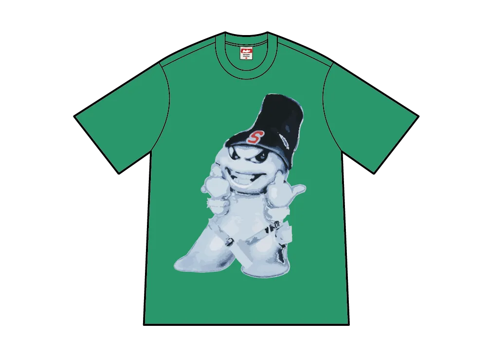 シュプリーム スノーマン Tシャツ "グリーン"