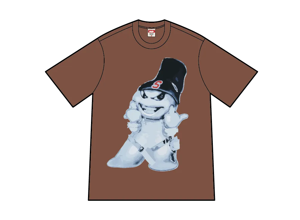 Supreme Snowman Tee "Brown"