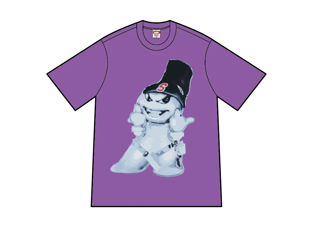 Supreme Snowman Tee "Purple"