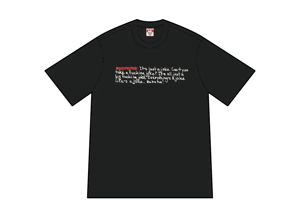 Supreme Joke Tee "Black"