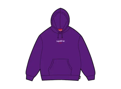Supreme Classic Logo Shop Hooded Sweatshirt (Seoul) "Purple"