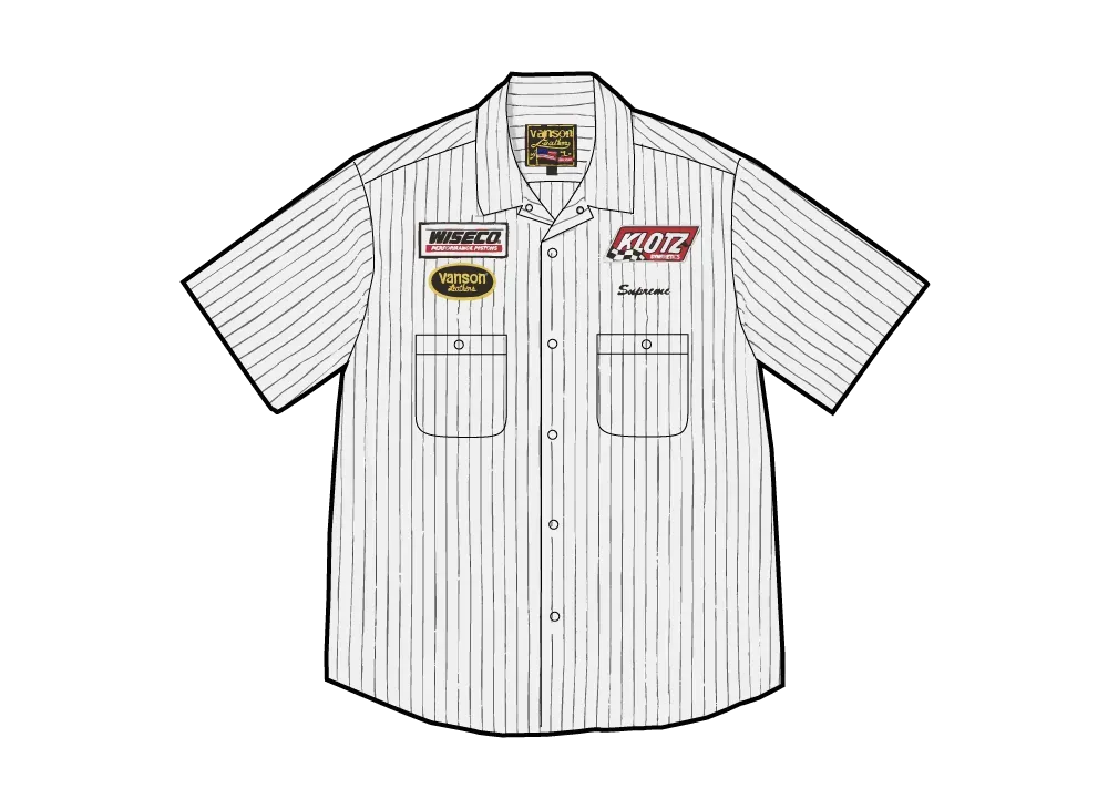 Supreme x Vanson Leathers S/S Work Shirt