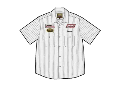 Supreme x Vanson Leathers S/S Work Shirt "Stripe"