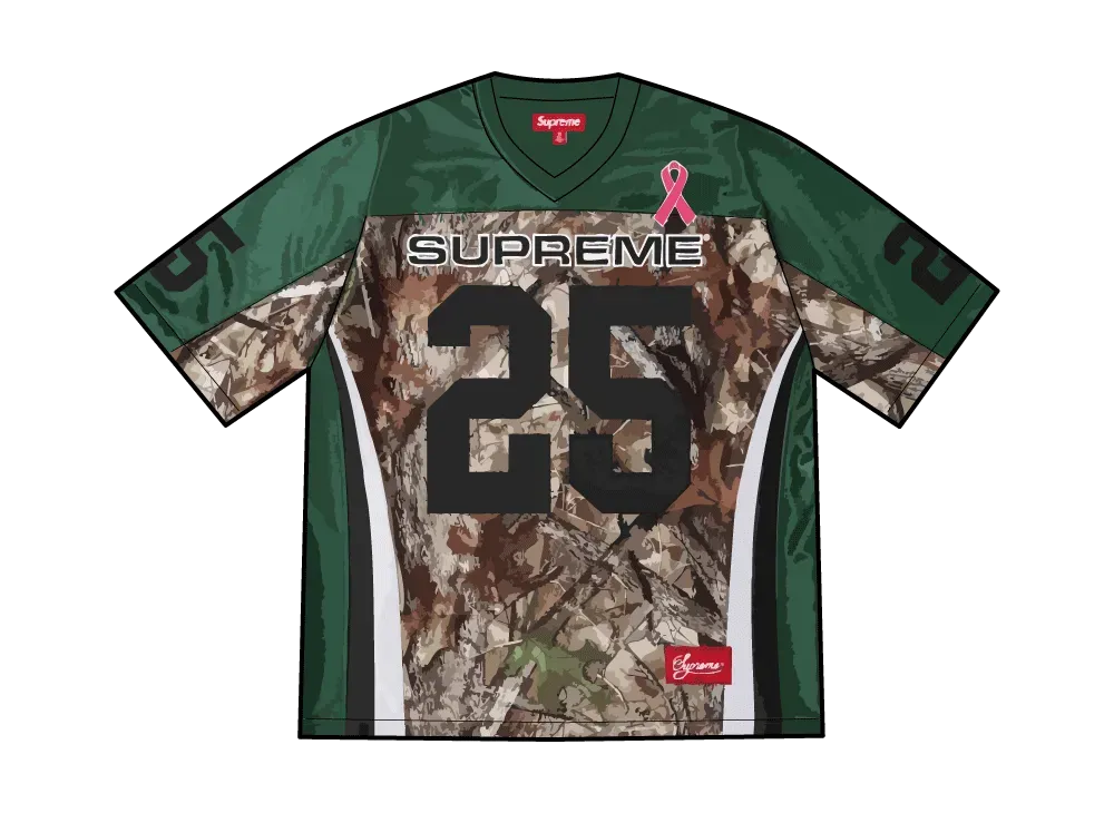 Supreme Breast Cancer Awareness Football Jersey "Green"