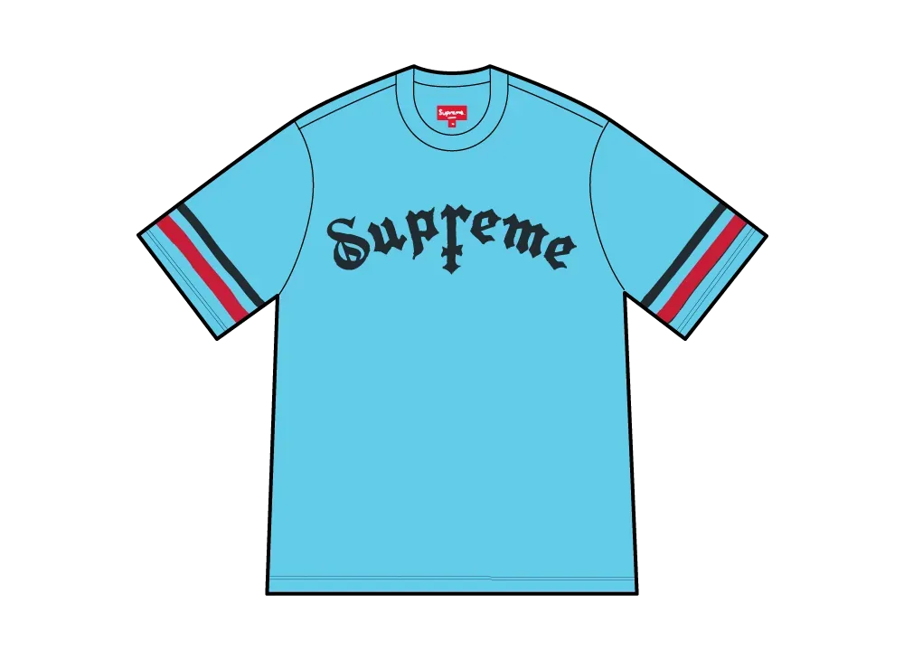 Supreme Cross S/S Top "Cyan"