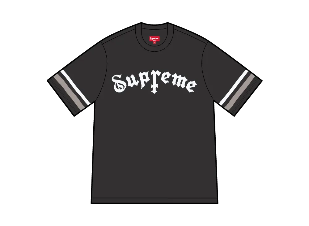 シュプリーム クロス S/S トップ "ブラック"