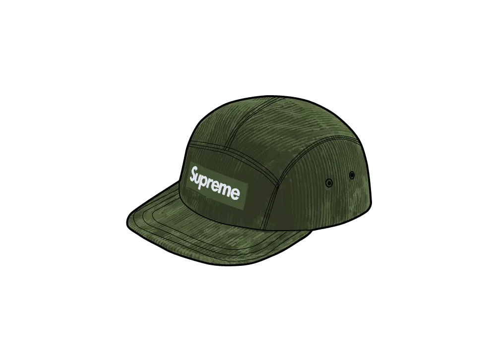 Supreme Corduroy Camp Cap 