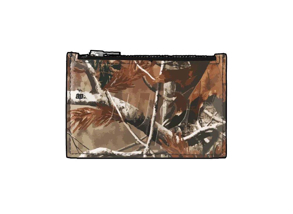 シュプリーム レザー ジップ カード ホルダー (25FW) "リアルツリーハードウッズカモ"