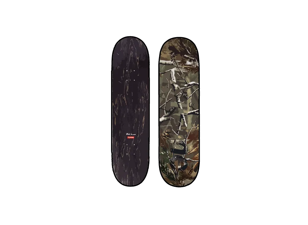 Supreme Camo Ripstop Skateboard "Realtree® Hardwoods Camo"