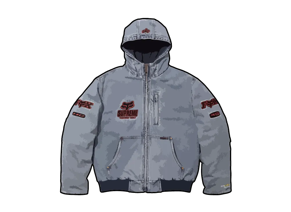 Supreme x Fox Racing Hooded Work Jacket 