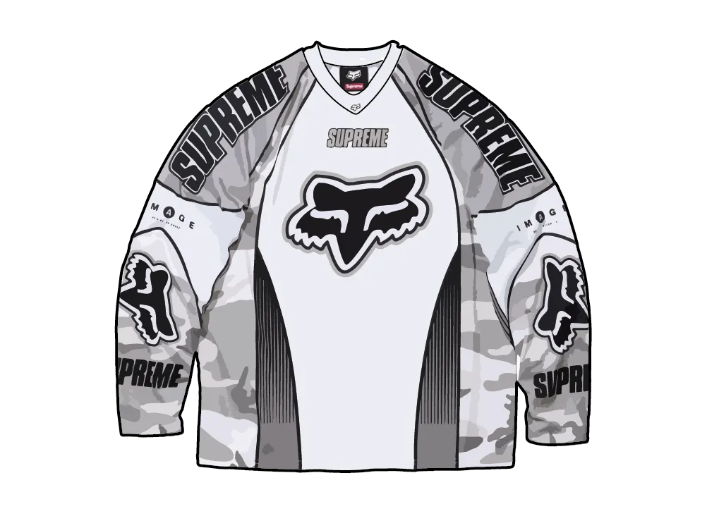 Supreme x Fox Racing DMX Jersey 