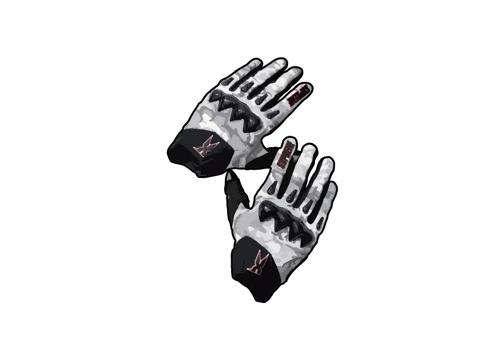 Supreme x Fox Racing DMX Bomber Gloves "Snow Camo"