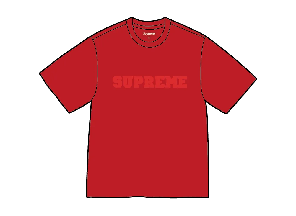 Supreme Collegiate Applique S/S Top "Red"