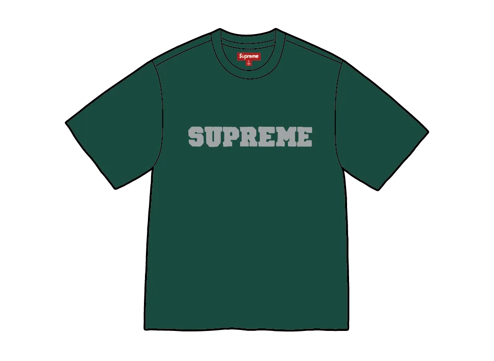 Supreme Collegiate Applique S/S Top "Green"
