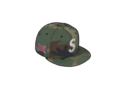 Supreme x Swarovski S Logo New Era "Camo"