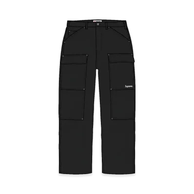 Supreme x Timberland Double Knee Denim Utility Pant "Rigid Black"