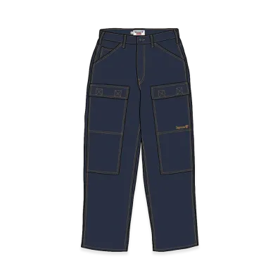 Supreme x Timberland Double Knee Denim Utility Pant "Rigid Indigo"