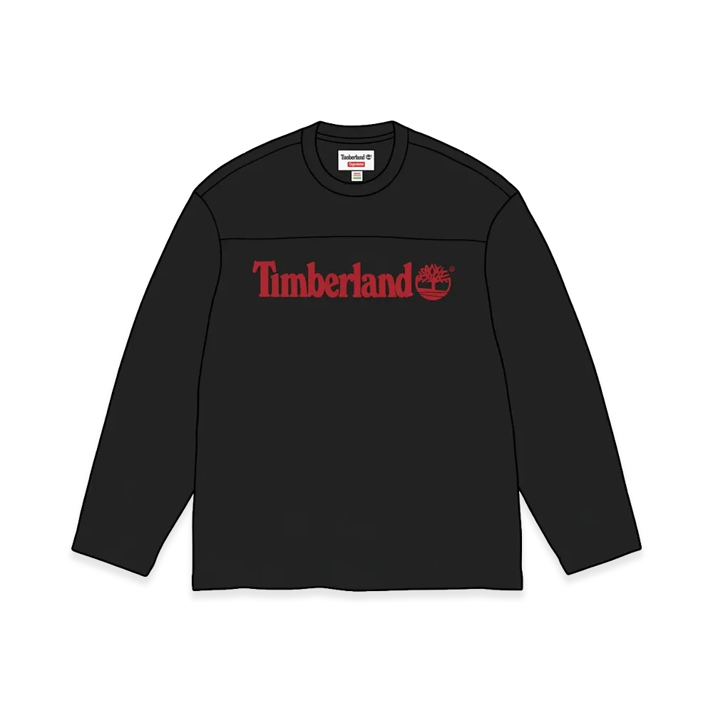 Supreme x Timberland L/S Football Top "Black"