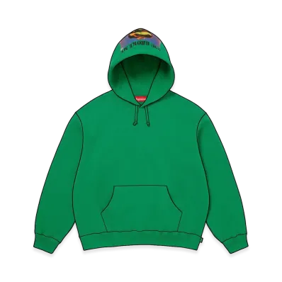 Supreme Heart Hooded Sweatshirt "Green"