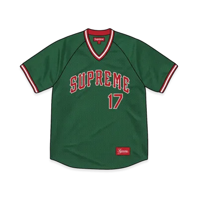 Supreme Baseball Jersey "Green"