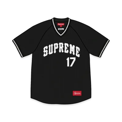 Supreme Baseball Jersey "Black"
