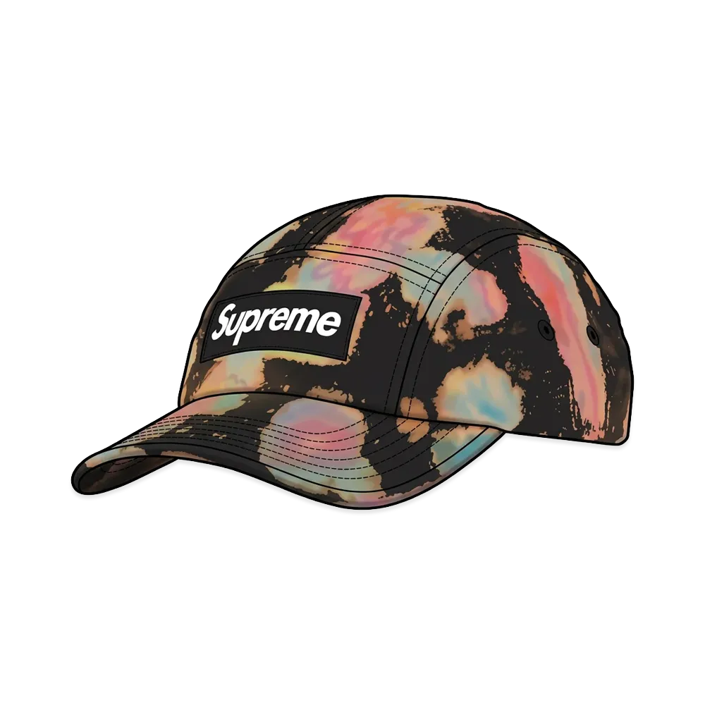 Supreme Overdyed Camp Cap "Multicolor Tie Dye"