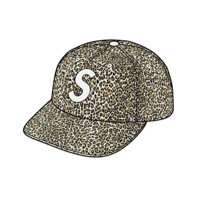 Supreme Corduroy S Logo 6-Panel "Leopard"
