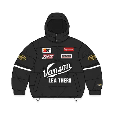 Supreme x Vanson Leathers Cordura Down Jacket "Black"
