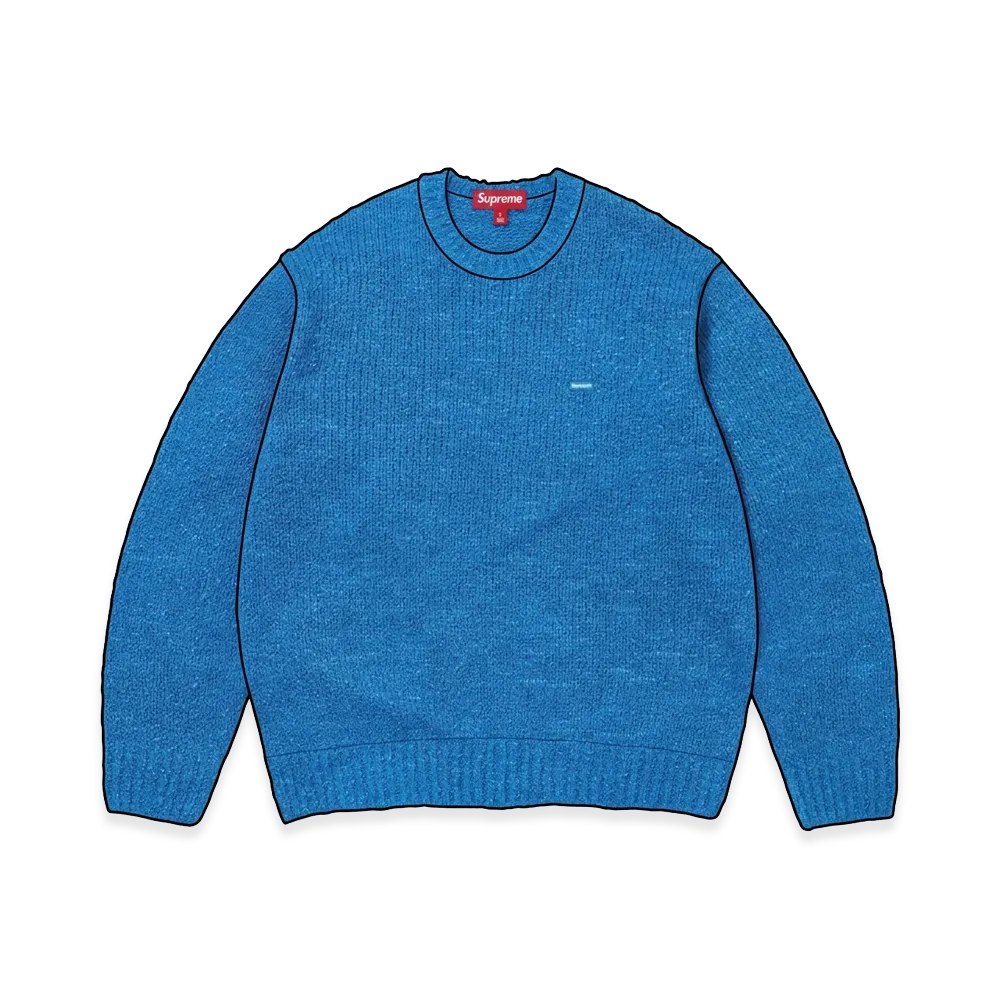 Supreme Boucle Small Box Sweater "Blue"
