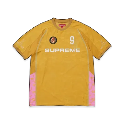 Supreme x Meissen Jacquard Soccer Jersey "Light Gold"