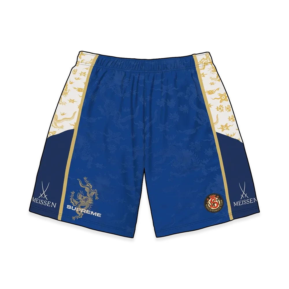 Supreme x Meissen Jacquard Soccer Short "Royal"