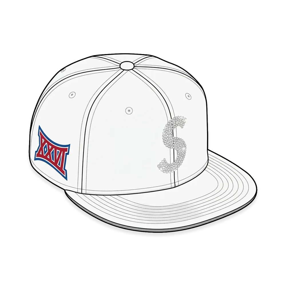 Supreme Swarovski S Logo New Era "White"