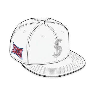 Supreme Swarovski S Logo New Era "White"