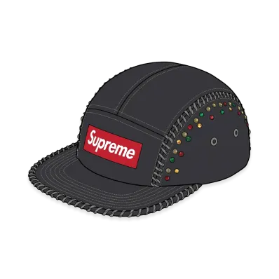 Supreme Whipstitch Camp Cap "Navy"