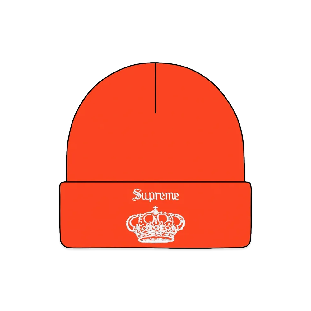 Supreme Crown Beanie "Orange"