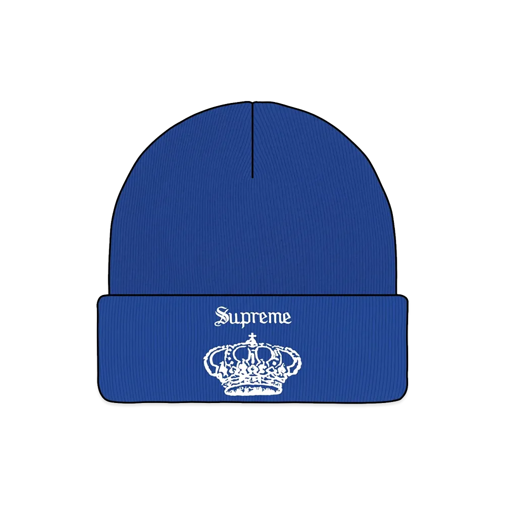 Supreme Crown Beanie "Royal"