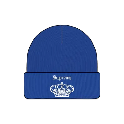 Supreme Crown Beanie "Royal"