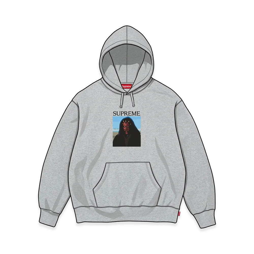 Supreme Sith Hooded Sweatshirt "Heather Grey"