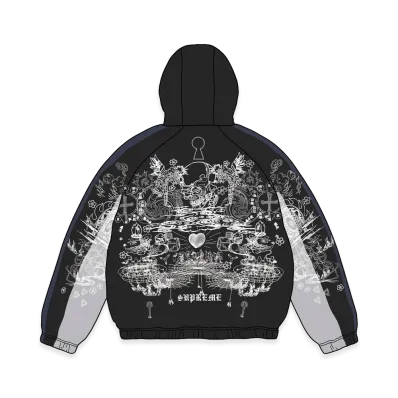 Supreme AOI Fleece Lined Track Jacket "Black"