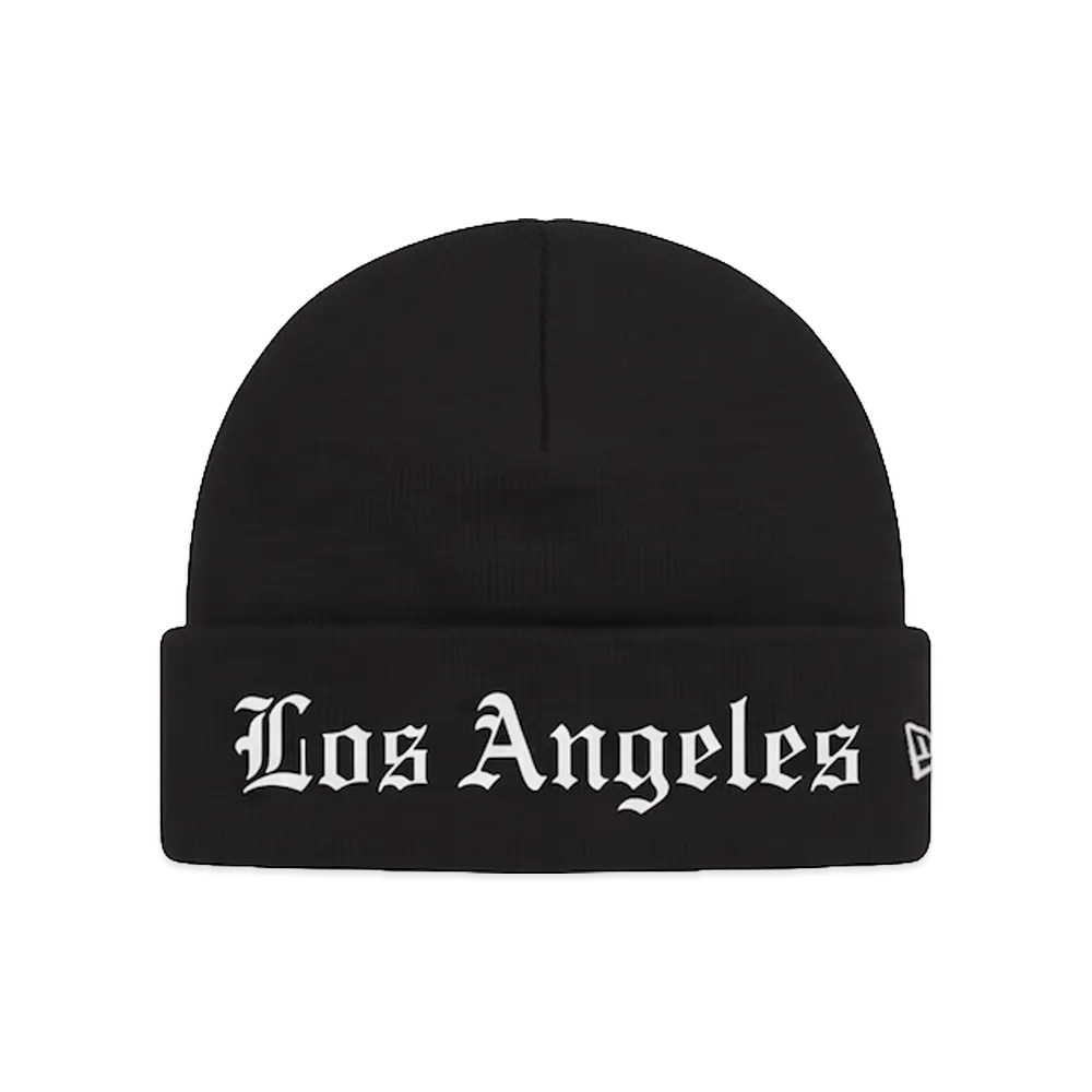 Supreme New Era Shop Beanie (Los Angeles) "Black"