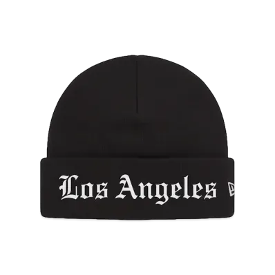 Supreme New Era Shop Beanie (Los Angeles) "Black"
