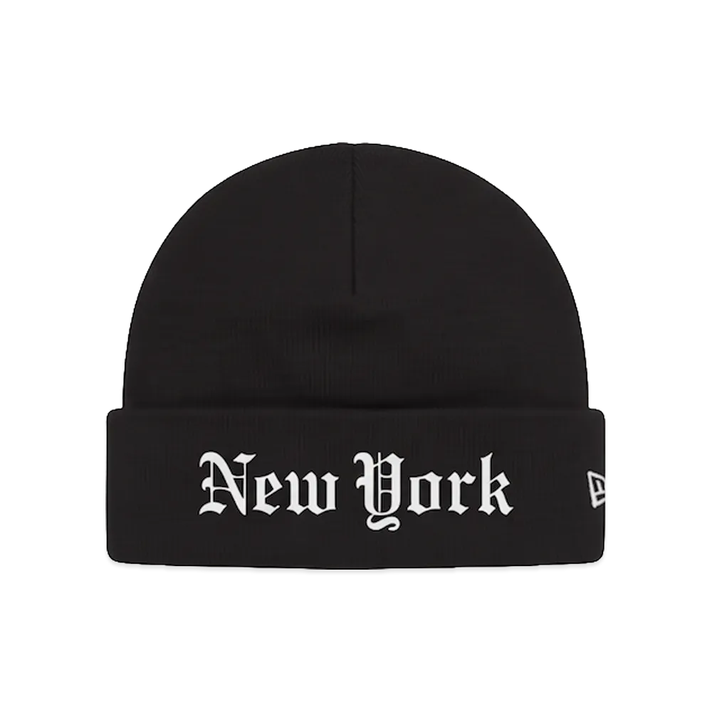 Supreme New Era Shop Beanie (New York) "Black"