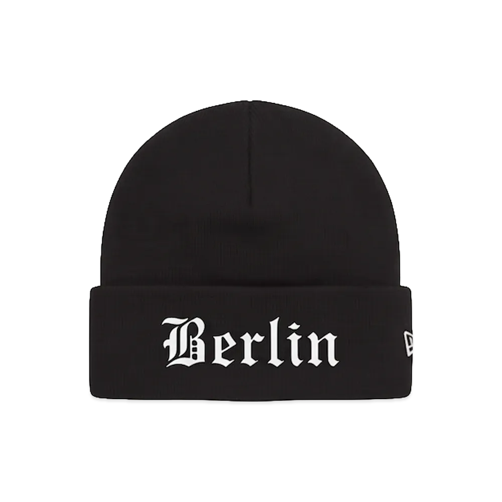 Supreme New Era Shop Beanie (Berlin) "Black"