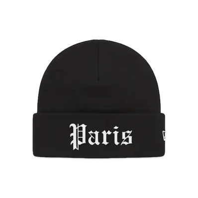 Supreme New Era Shop Beanie (Paris) "Black"