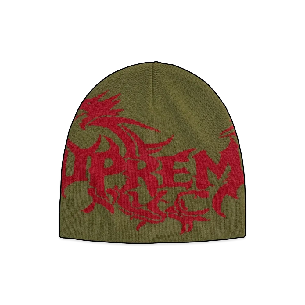 Supreme Dragon Beanie "Olive"