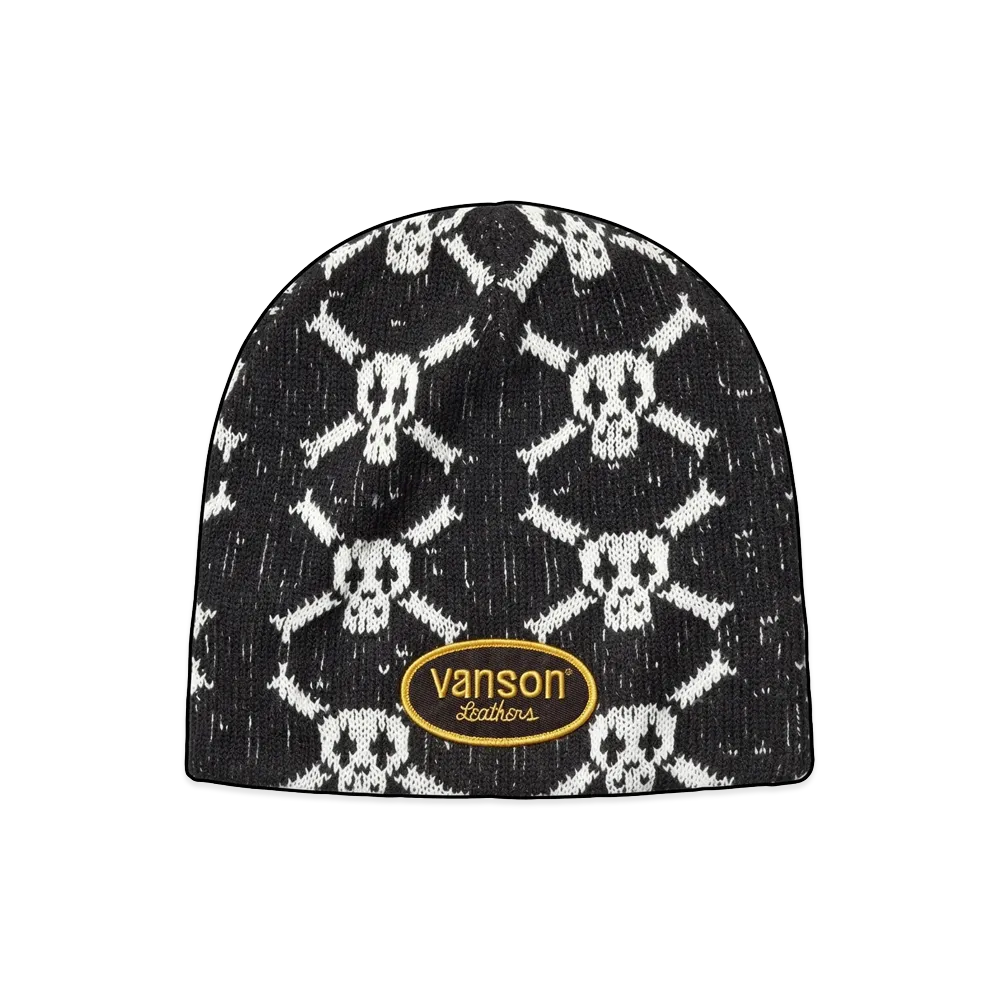Supreme x Vanson Leathers Skull Beanie "Black"